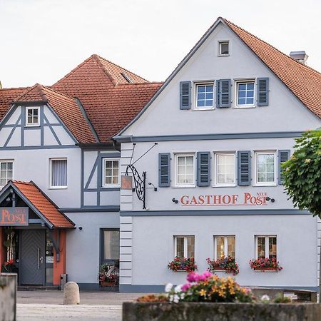 Hotel-Gasthof Neue Post Leutershausen  Dış mekan fotoğraf